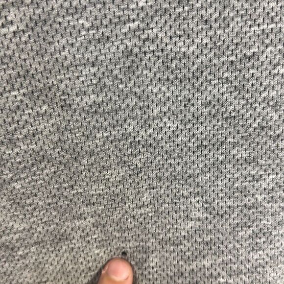 Nike Men Vintage '90s Quarter Zip Ribbed Collar‎ Short Sleeve Polo Shirt Gray XL - Picture 8 of 11